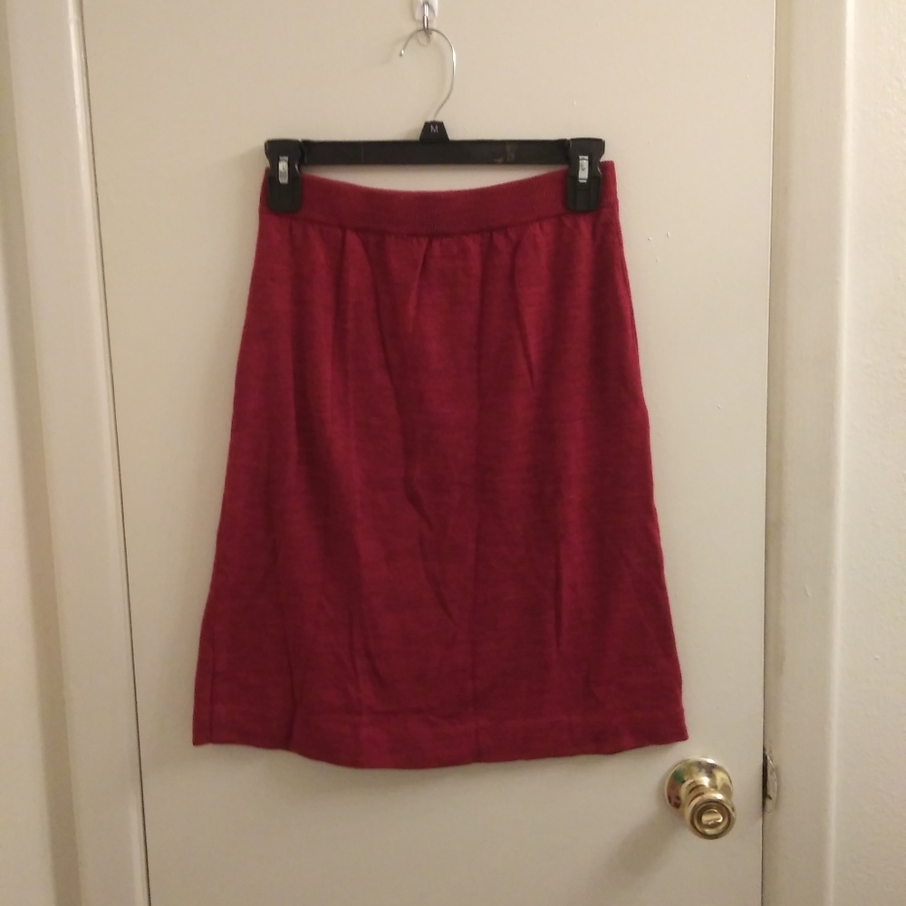 Eileen Fisher knit wool pencil skirt- size XS